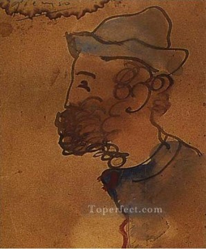  Cubist Art Painting - Portrait de Ramon Pixot 1897 Cubist